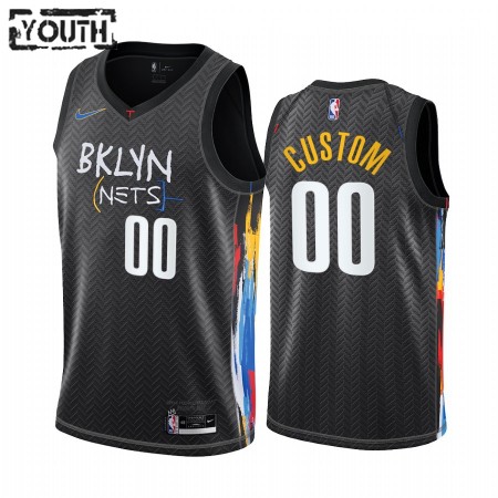 Maillot Basket Enfant Brooklyn Nets Personnalisé 2020-21 City Edition Swingman